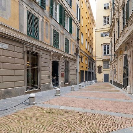 Ferienwohnung Centro Storico Caruggi 2Min Acquario Pellicceria Superior Loft Palazzo Rolli Genua Exterior foto