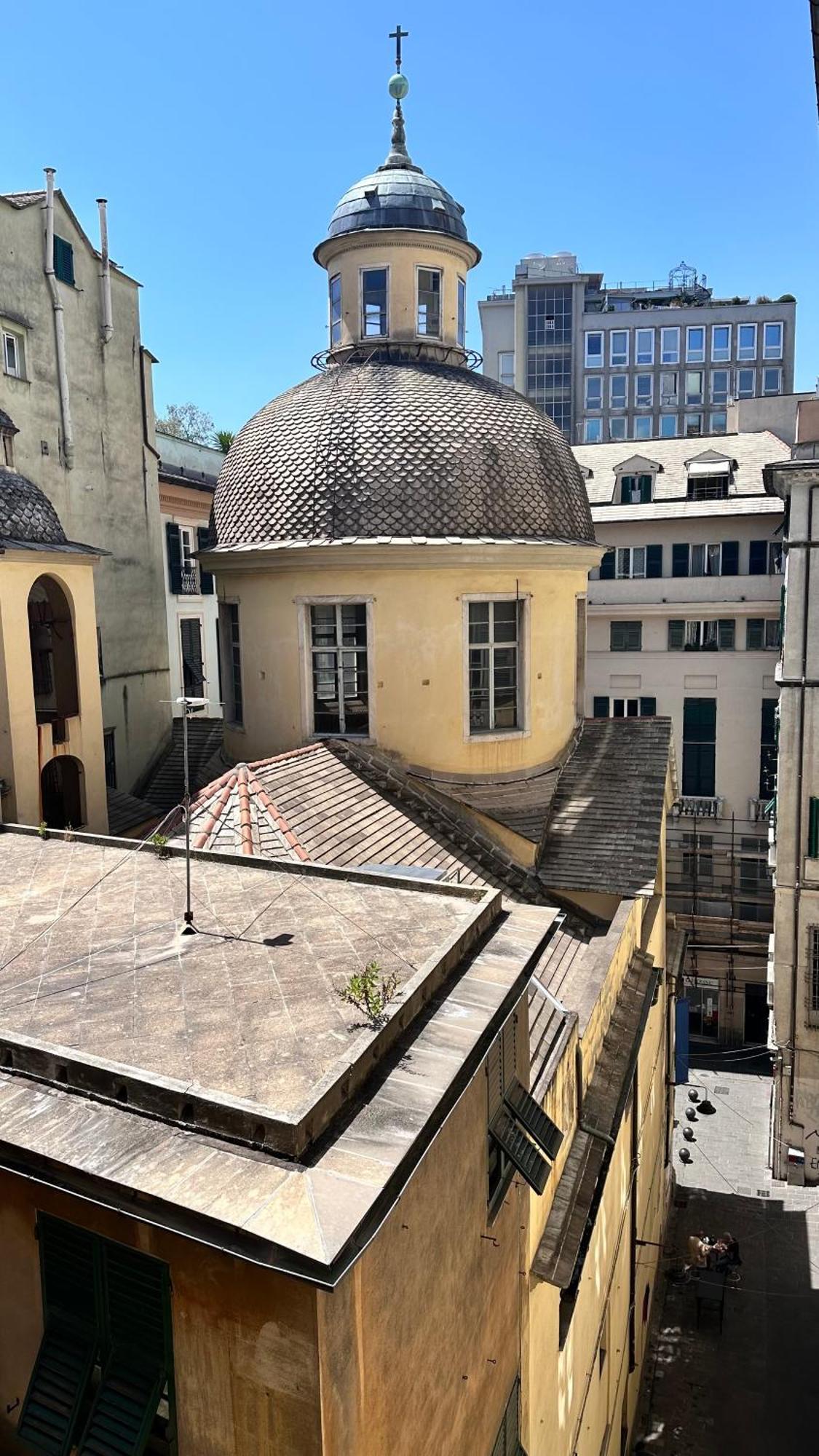 Ferienwohnung Centro Storico Caruggi 2Min Acquario Pellicceria Superior Loft Palazzo Rolli Genua Exterior foto