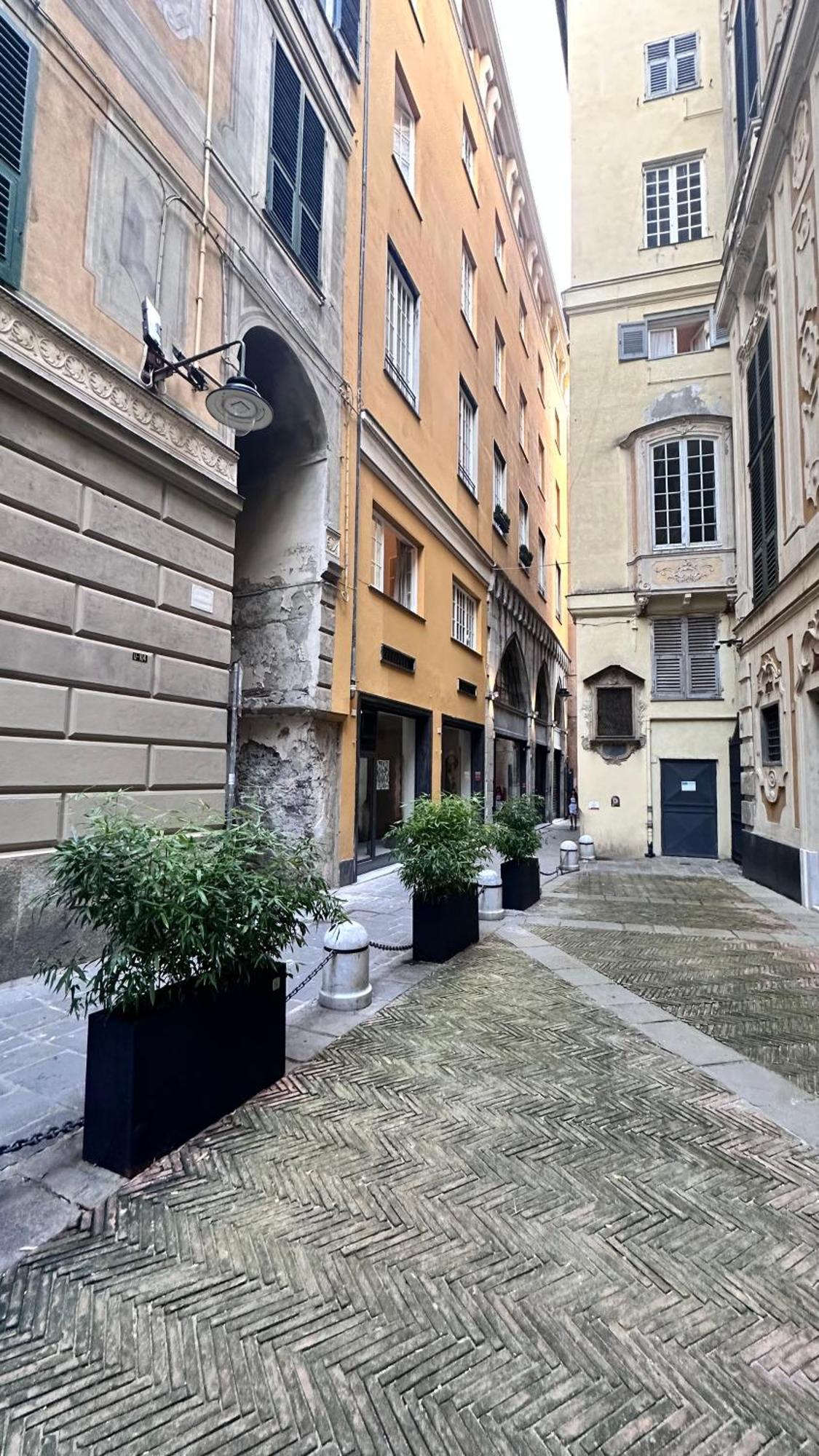 Ferienwohnung Centro Storico Caruggi 2Min Acquario Pellicceria Superior Loft Palazzo Rolli Genua Exterior foto